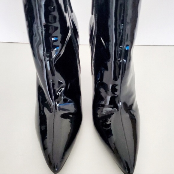 Kendall + Kylie Patent Black Ariana Heel Booties - Picture 3 of 3